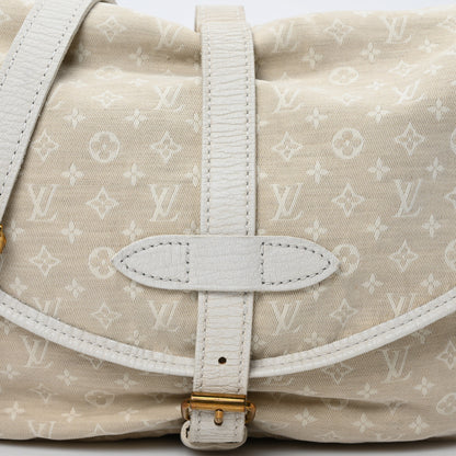 Louis Vuitton Monogram Mini Lin Saumur Dune 7 of 9
