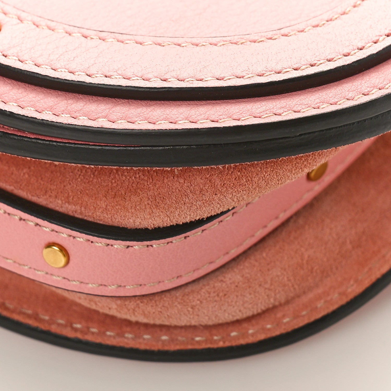 Chloe Calfskin Suede Small Nile Bracelet Bag Ideal Blush 8 of 8