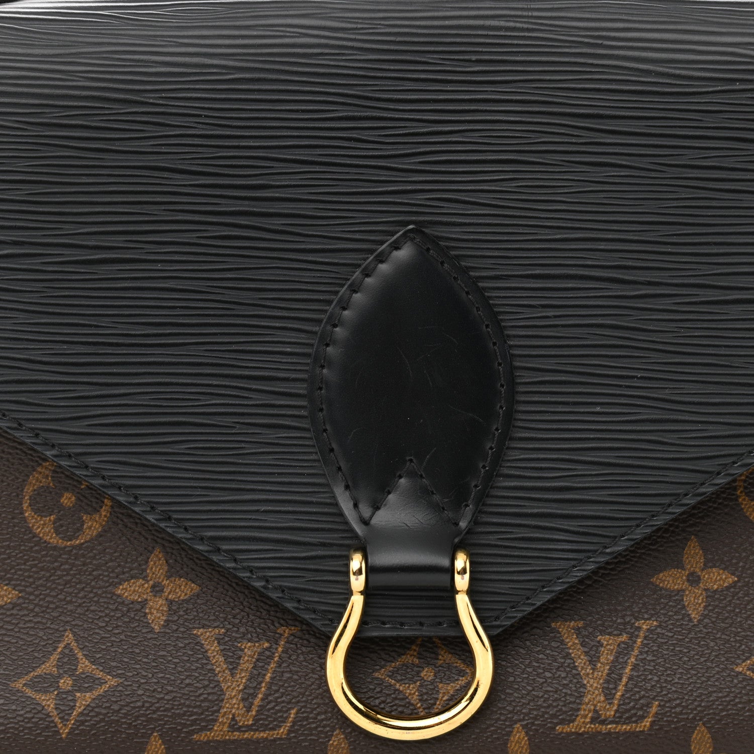 Louis Vuitton Epi Monogram Saint Michel Black 8 of 12