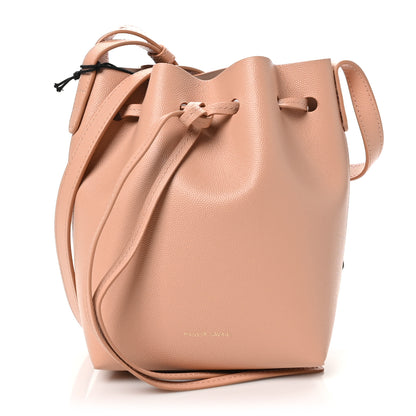 Mansur Gavriel Caviar Mini Mini Bucket Bag Cipria 1 of 9
