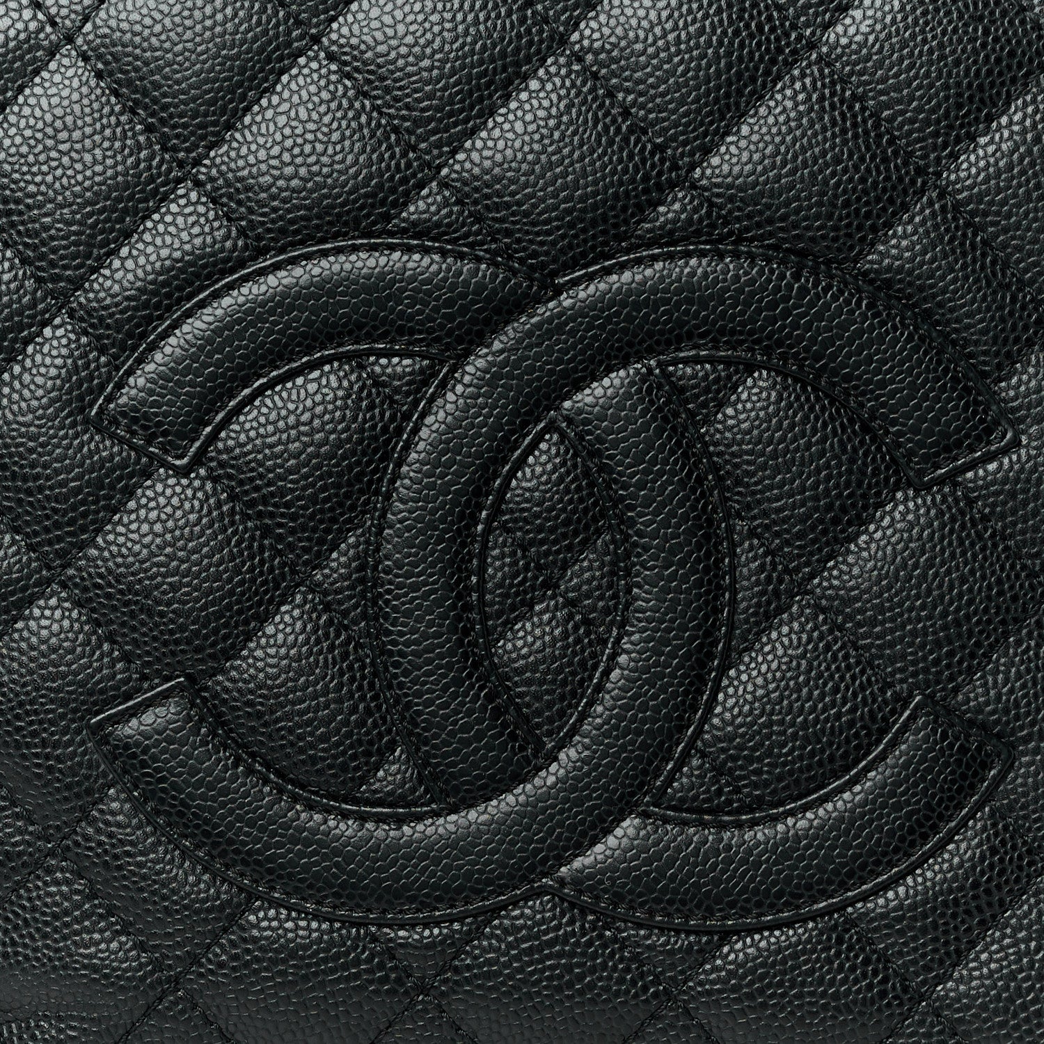 Chanel Caviar Quilted Grand Shopping Tote GST Black 8 of 11