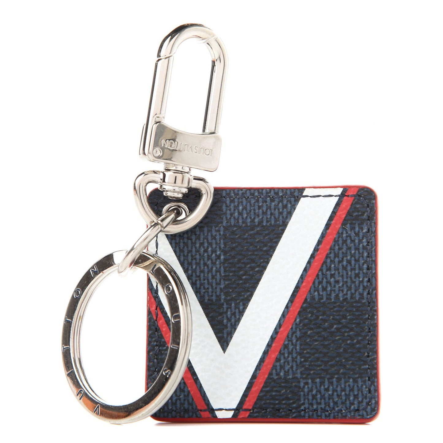 Damier Cobalt Latitude America's Cup Key Holder