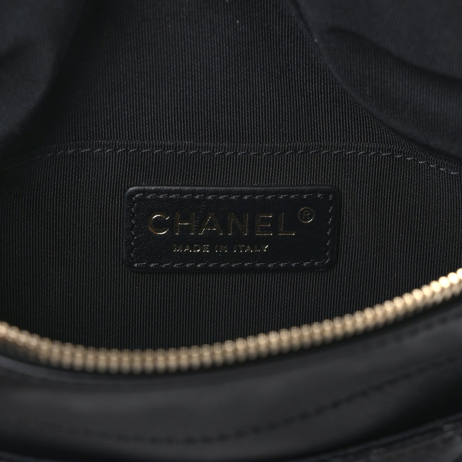 Chanel Lambskin Quilted Waist Bag Fanny Pack Black 6 of 10