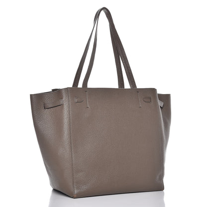 Celine Soft Grained Calfskin Small Belt Cabas Phantom Taupe 3 of 14