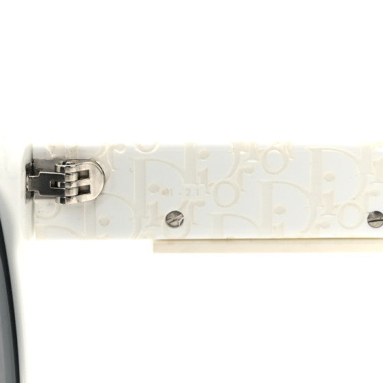 Acetate DiorB23 R1I Oblique Sunglasses White