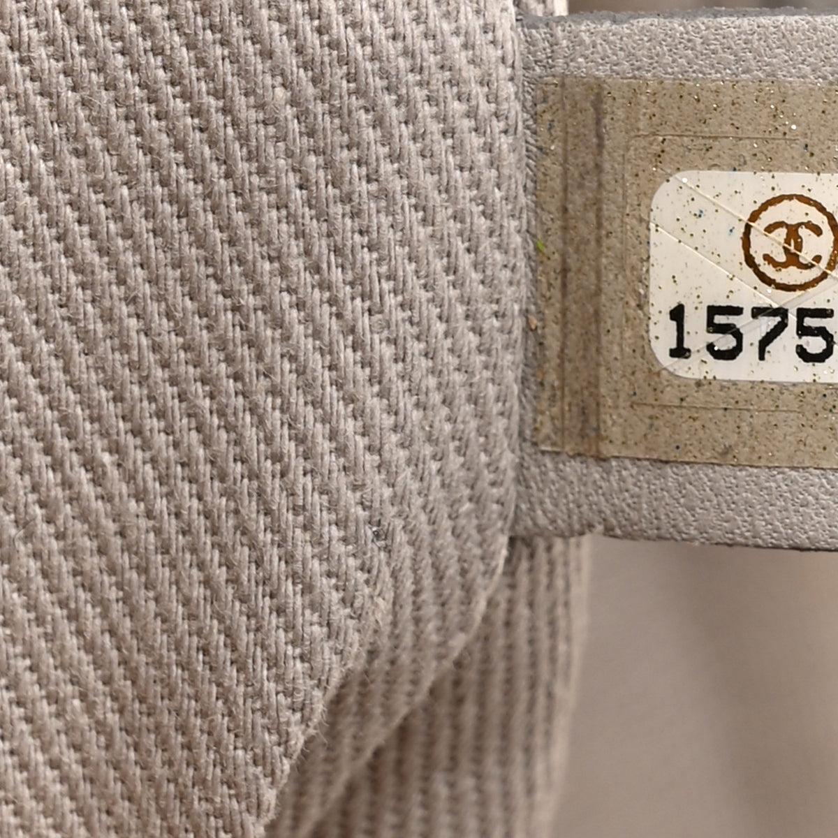 Aged Calfskin Quilted Be CC Tote Beige