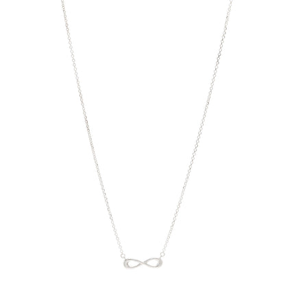 Tiffany Sterling Silver Mini Infinity Pendant Necklace 1 of 4