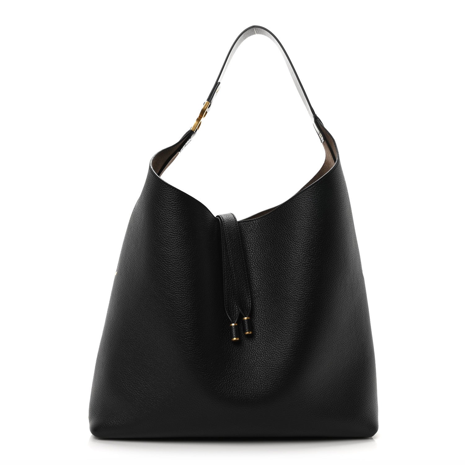 Chloe Grained Calfskin Marcie Hobo Bag Black 1 of 9