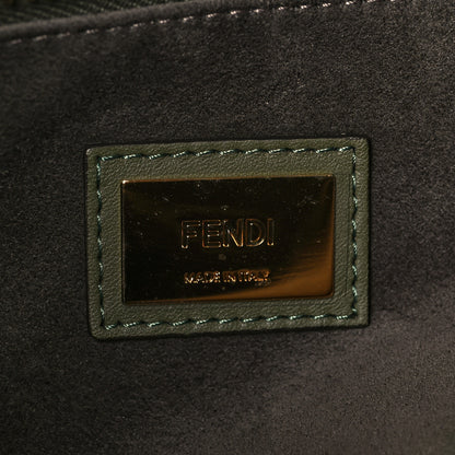 Fendi Vitello Seta Plexiglass Granite Large Peekaboo Iconic Satchel Equatore 6 of 7