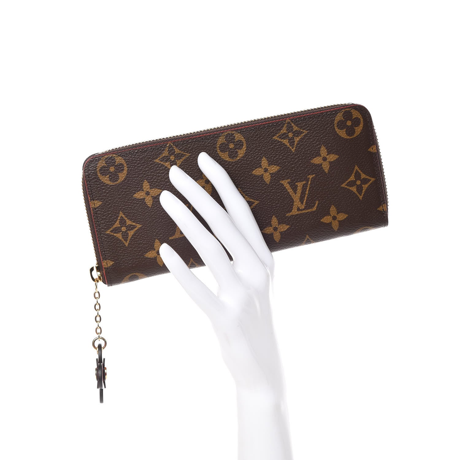 Louis Vuitton Monogram Blooming Flowers Clemence Wallet Coquelicot 2 of 7