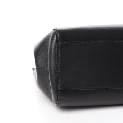 Gucci Nappa Bamboo Medium Nymphaea Top Handle Bag Black 9 of 11