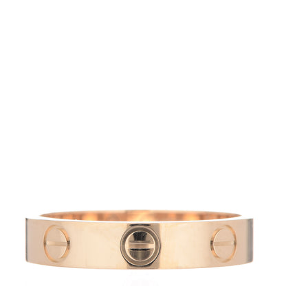 Cartier 18K Yellow Gold 3.5mm LOVE Wedding Band Ring 50 5.25 1 of 6