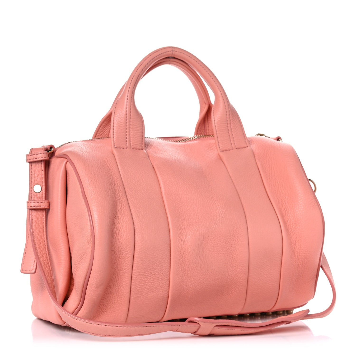 Alexander Wang Pebbled Lambskin Rocco Nectar Gold Hardware 3 of 12