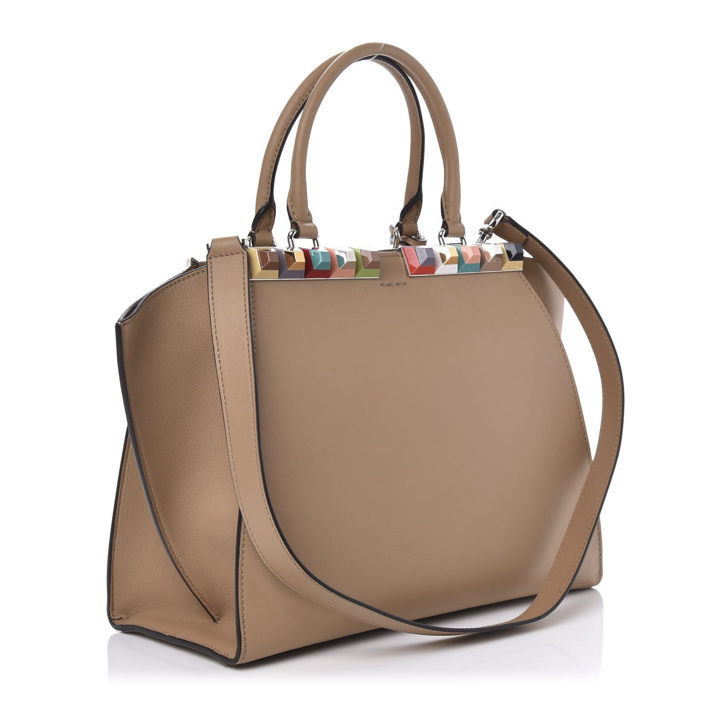 VItello Dolce Studded Petite 3Jours Tote Cuoio Multicolor