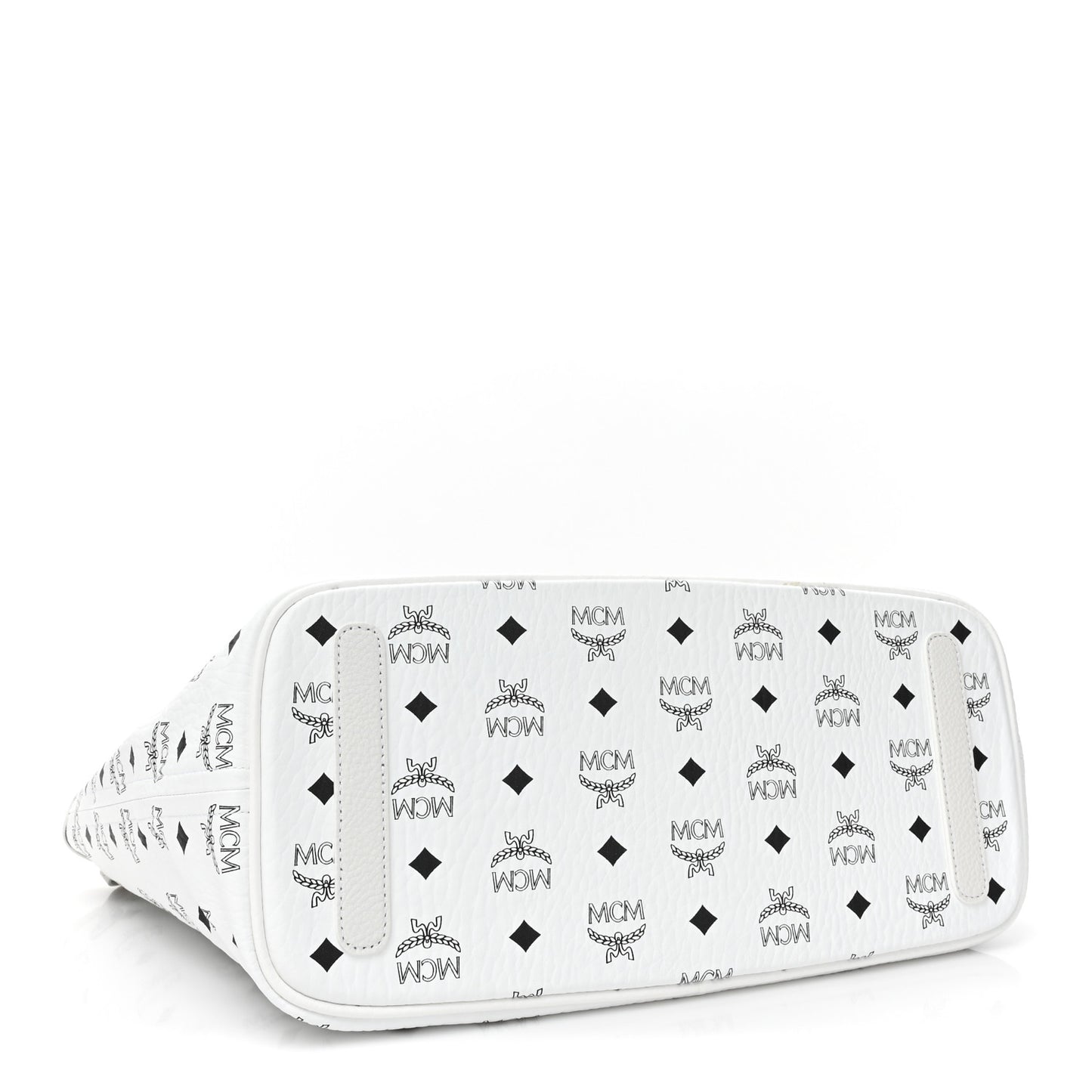 Visetos Medium Liz Reversible Shopper Tote White