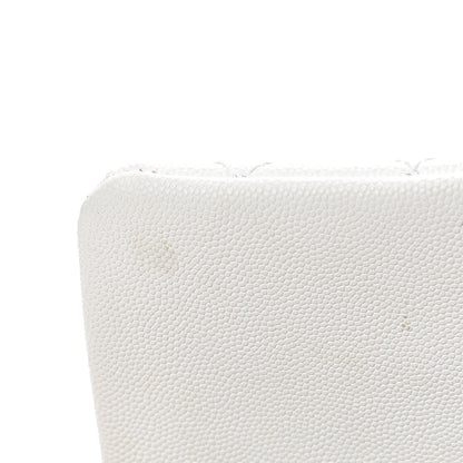 Chanel Caviar Lizard Quilted Mini Coco Handle Flap White 13 of 15