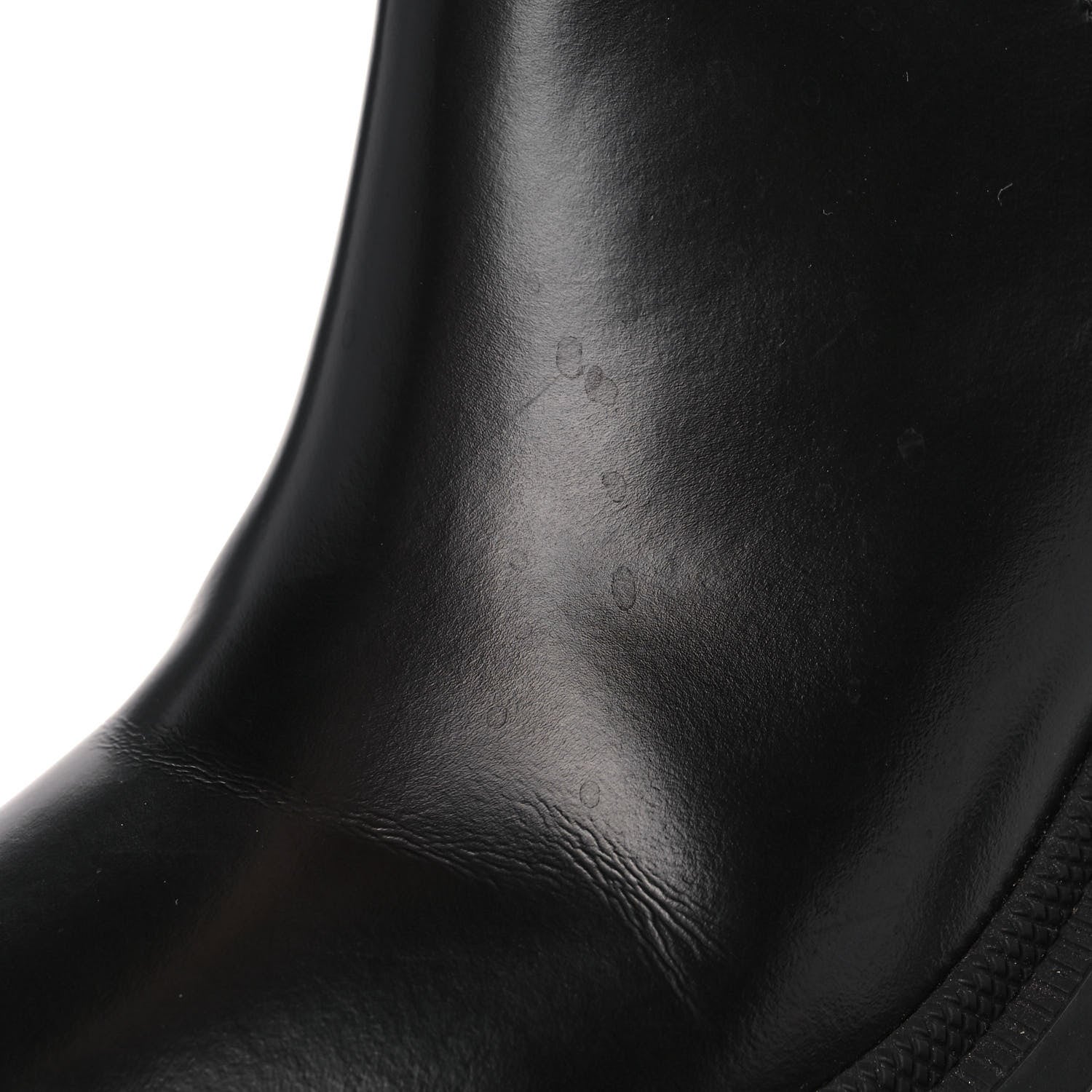 Gucci Calfskin Crystal GG Trip Chelsea Ankle Boots 38 Black 10 of 10