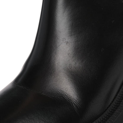 Gucci Calfskin Crystal GG Trip Chelsea Ankle Boots 38 Black 10 of 10