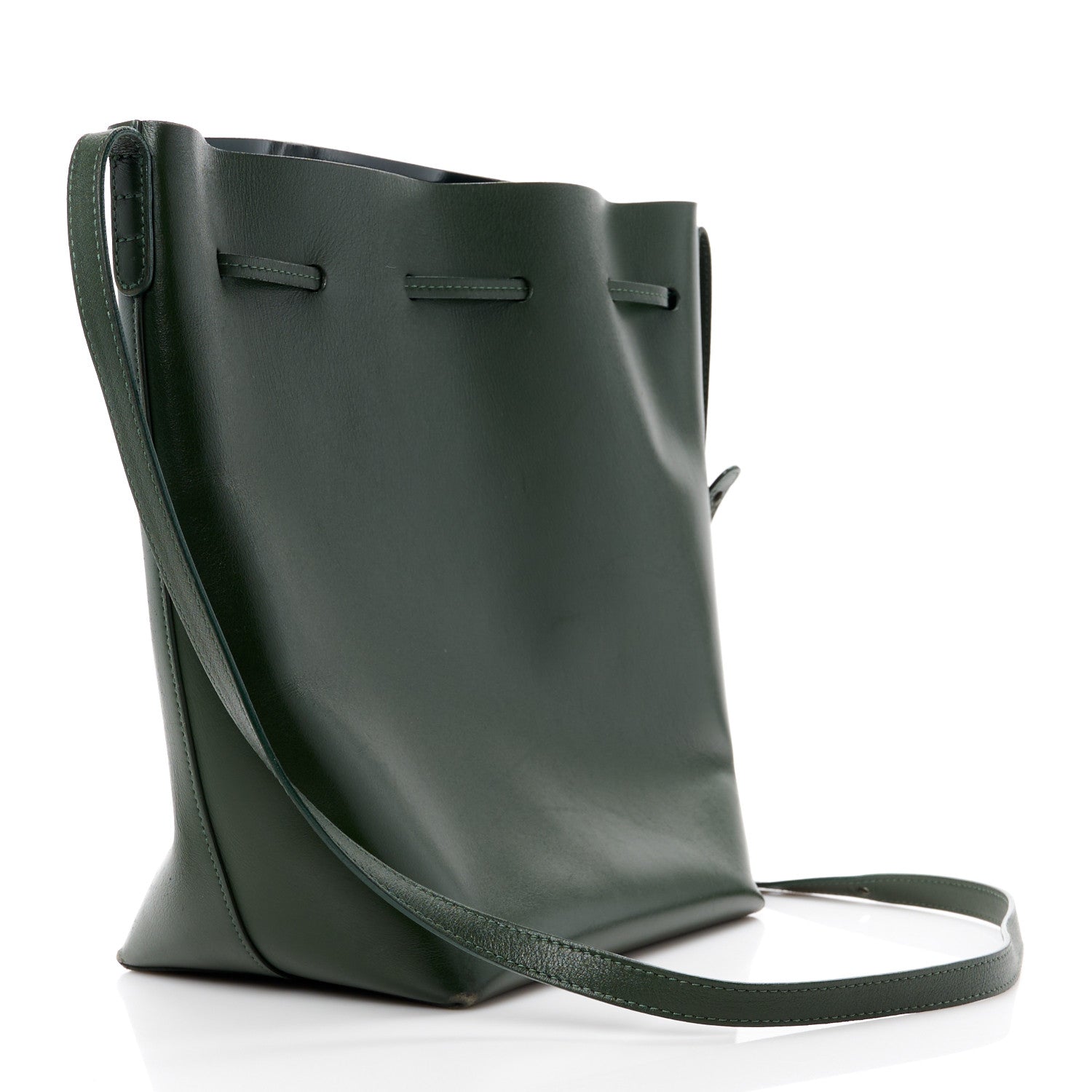 Mansur Gavriel Calfskin Bucket Bag Olive 4 of 15