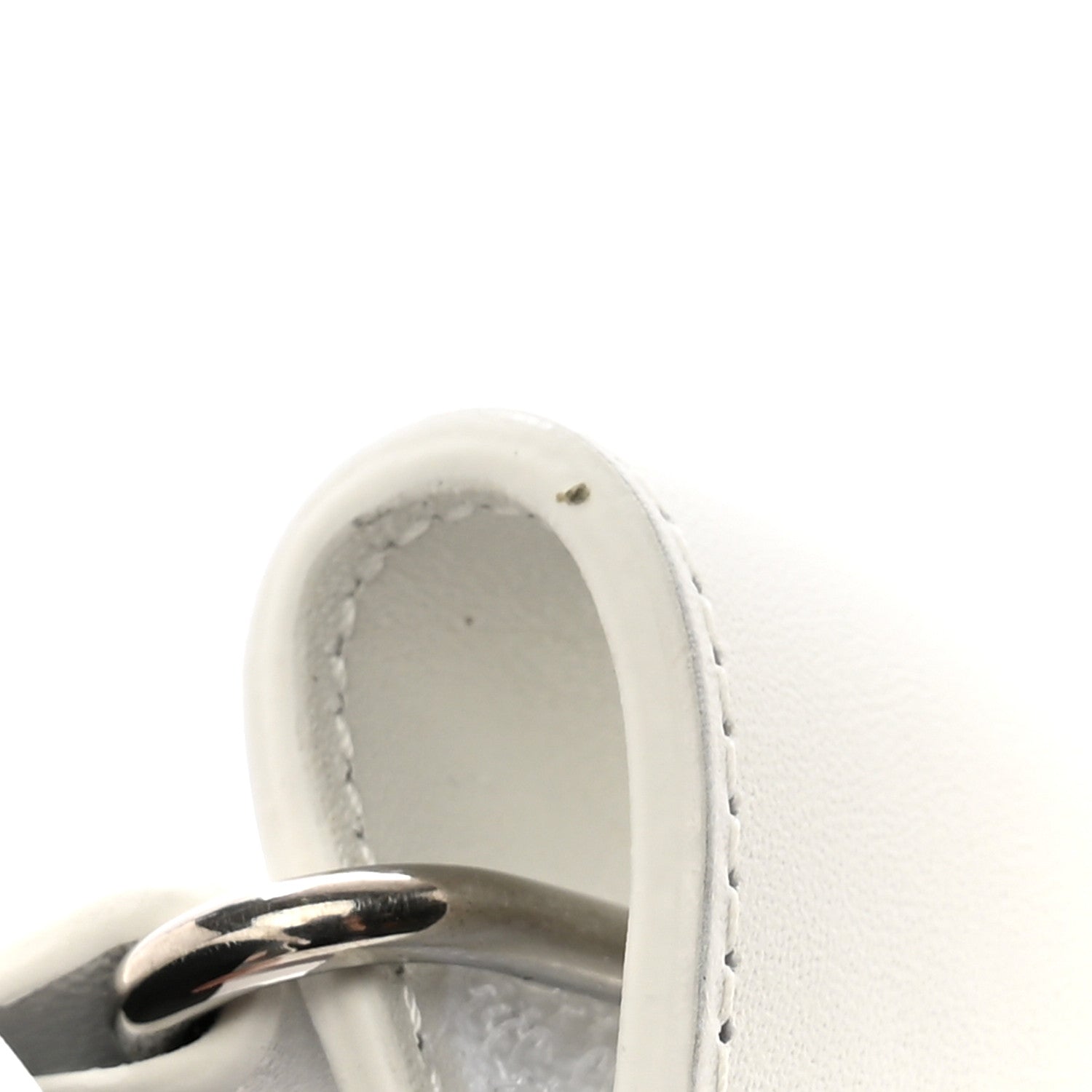 Hermes Calfskin Womens Chypre Sandals 38 White 9 of 10
