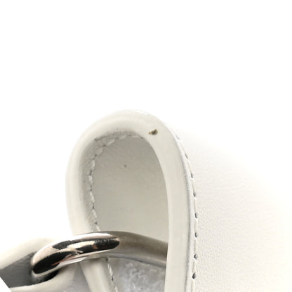 Hermes Calfskin Womens Chypre Sandals 38 White 9 of 10
