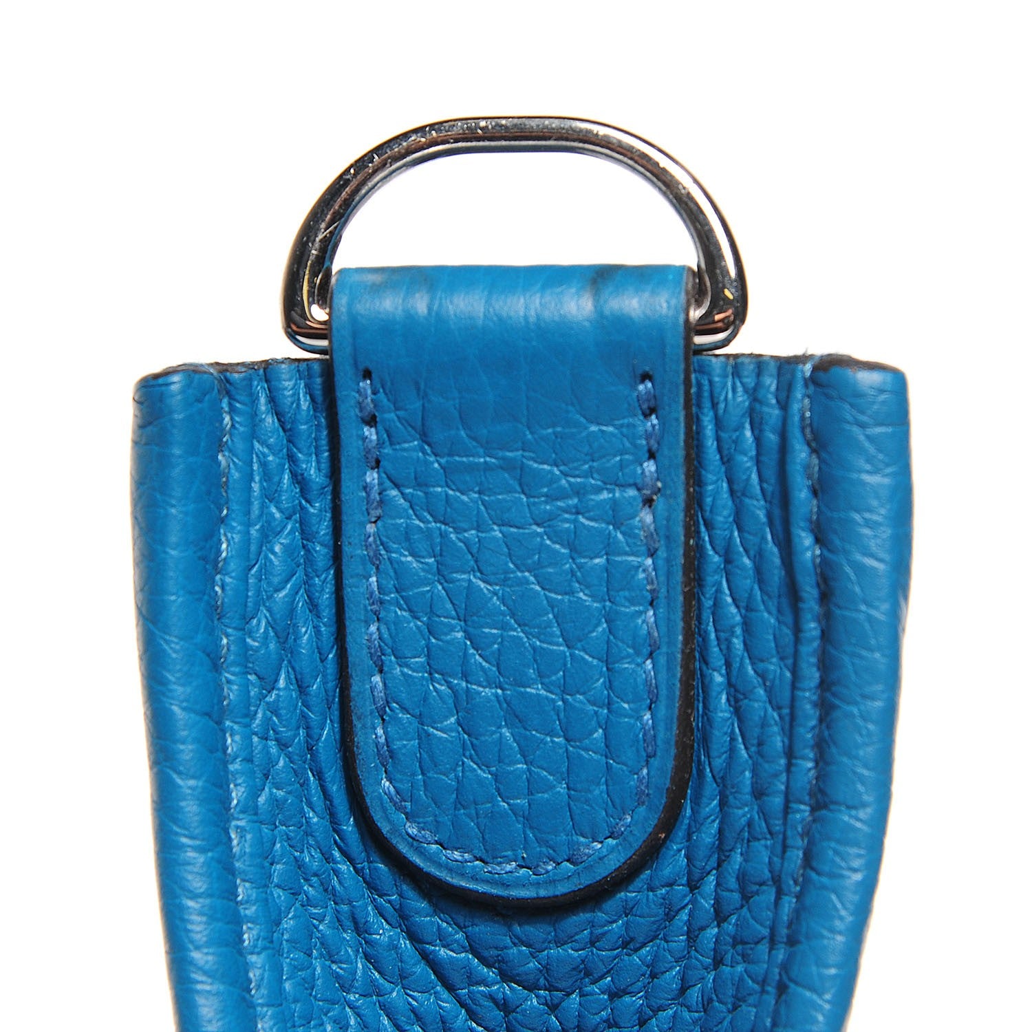 Hermes Taurillon Clemence Evelyne III GM Bleu Izmir 8 of 16