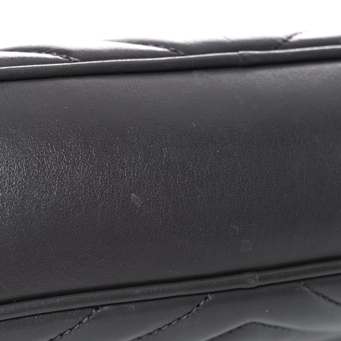 Calfskin Matelasse Monogram Lou Camera Bag Grey Kaki