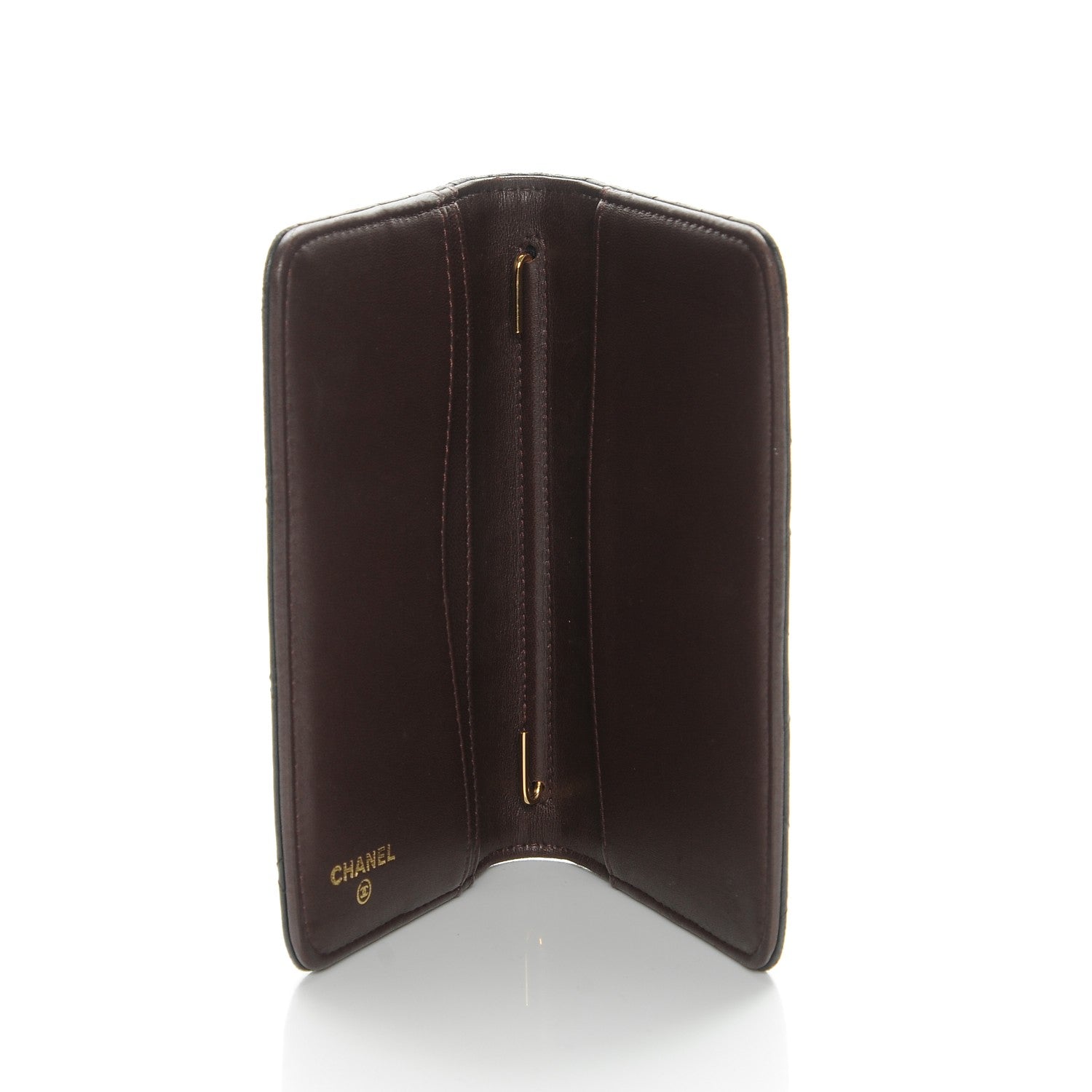 Chanel Lambskin Quilted Passport Holder Black 5 of 9
