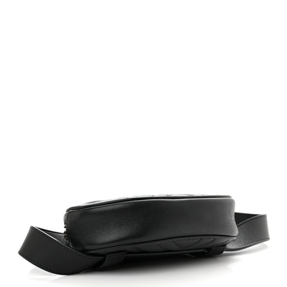 Gucci Calfskin Matelasse GG Marmont Belt Bag 85 34 Black 4 of 15