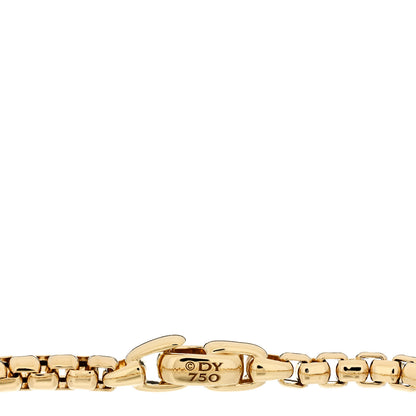 David Yurman 18K Yellow Gold 5mm Box Chain Bracelet 3 of 3