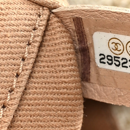 Chanel Mixed Fibers Calfskin Striped Mini Deauville Tote Beige 7 of 9