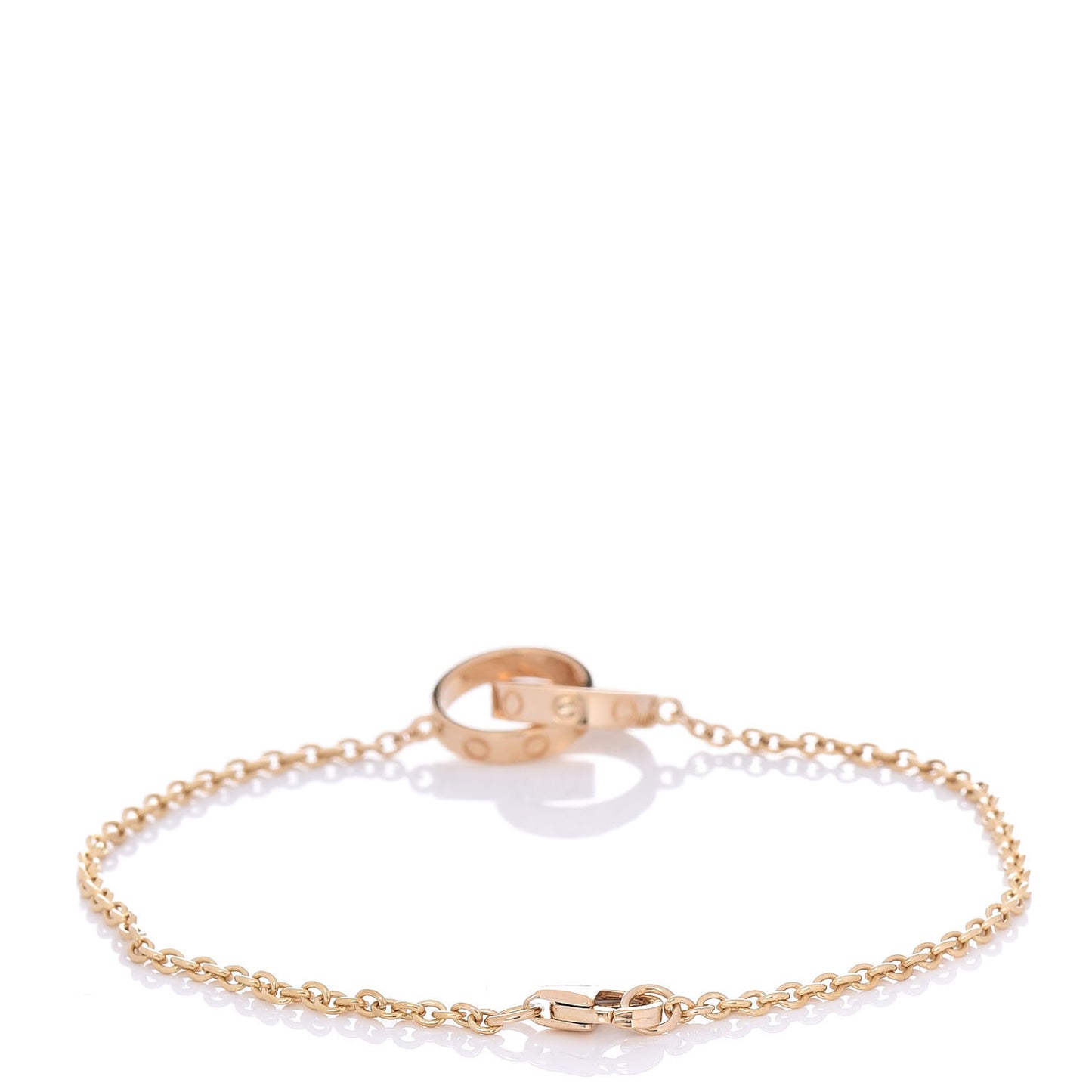 18K Yellow Gold Interlocking LOVE Bracelet