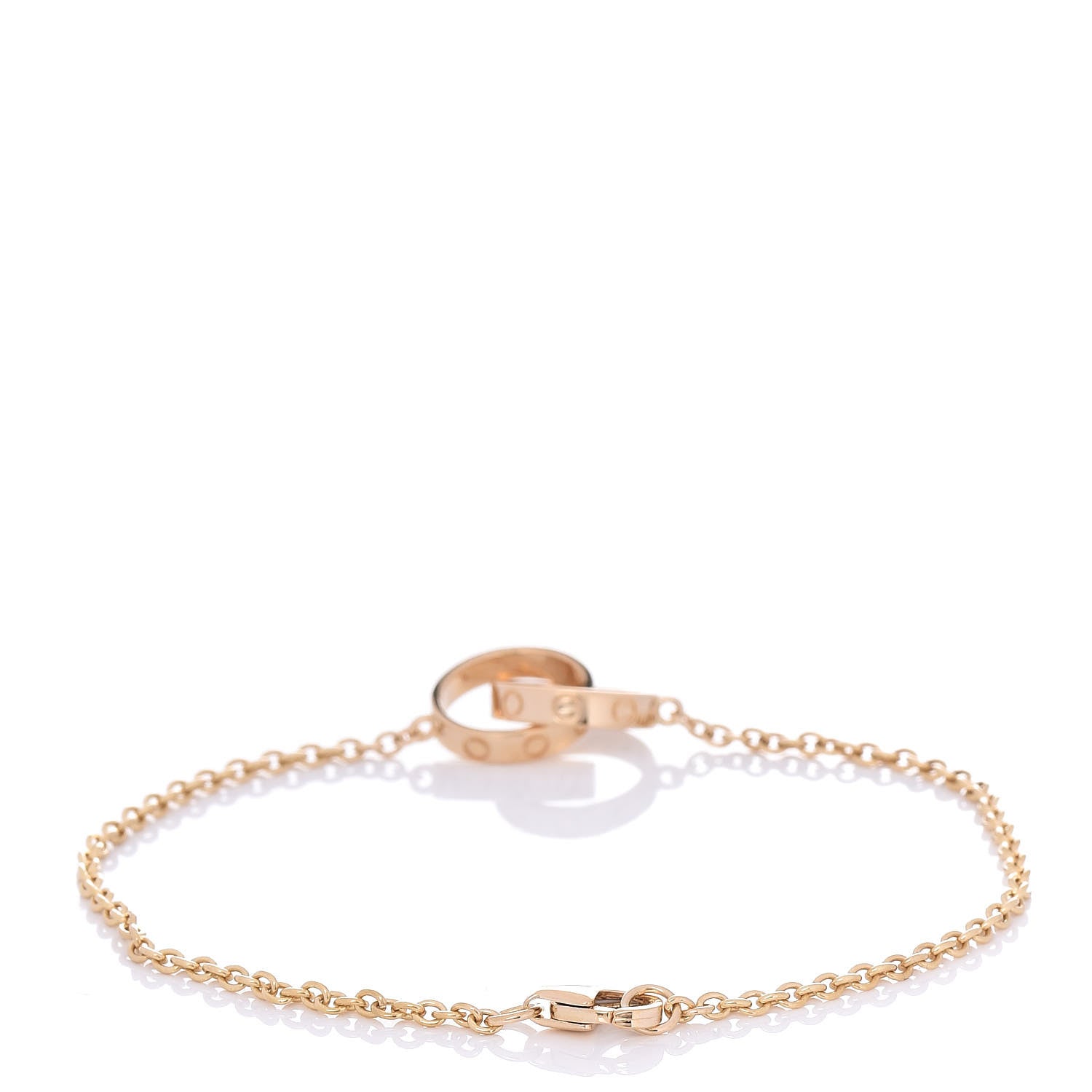 Cartier 18K Yellow Gold Interlocking LOVE Bracelet 3 of 5