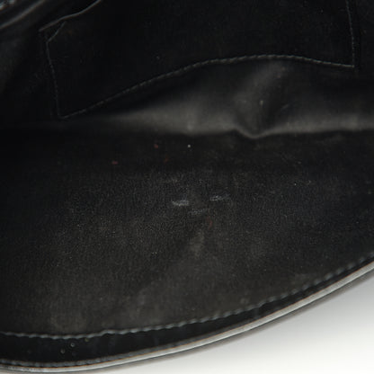 Saint Laurent Textured Patent Monogram Small Belle De Jour Clutch Black 9 of 9