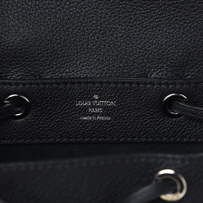 Louis Vuitton Calfskin Lockme Mini Backpack Black 5 of 7