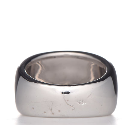 Cartier 18K White Gold Nouvelle Vague Dome Ring 54 6.75 3 of 5