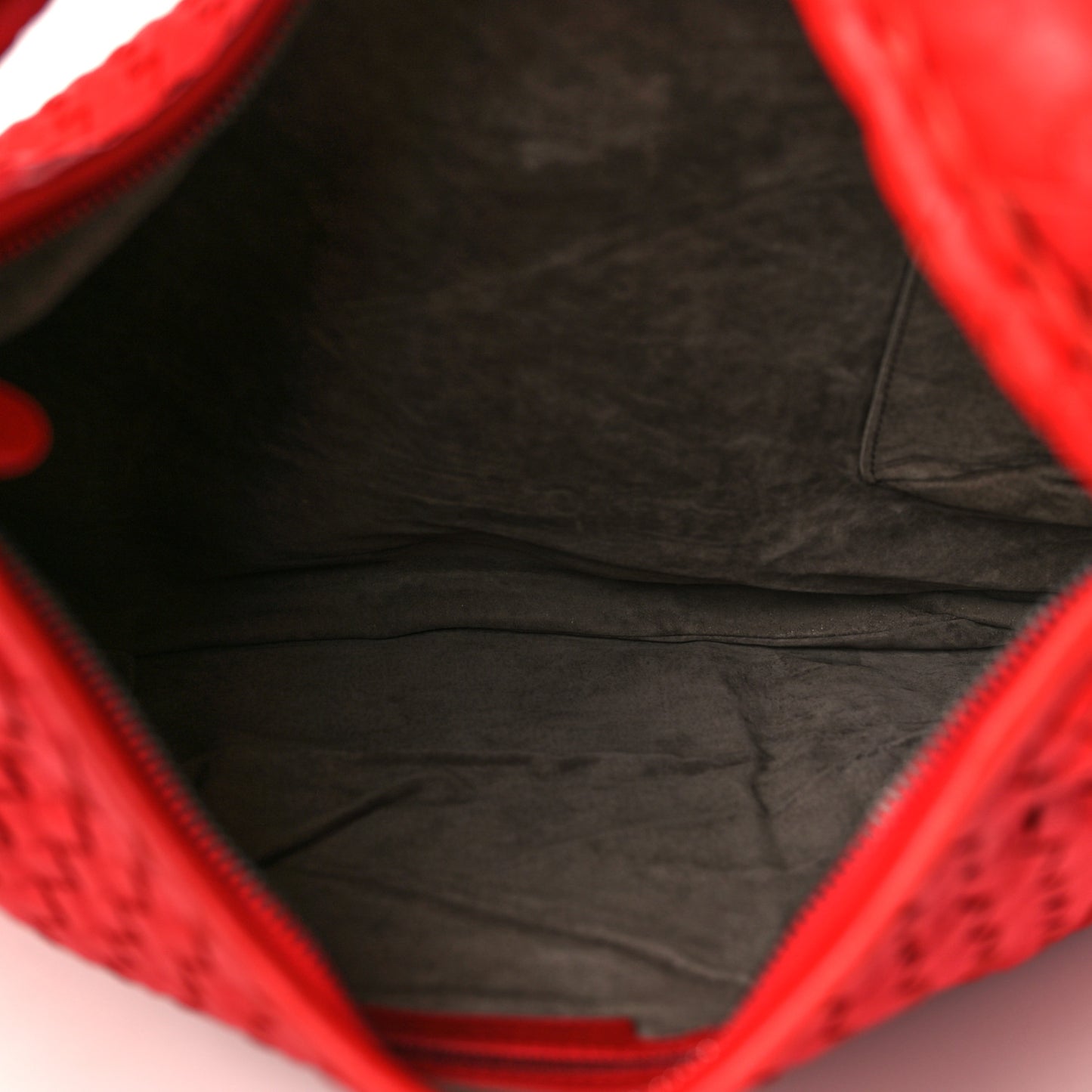 Nappa Intrecciato Large Veneta Hobo Corniola