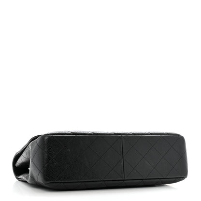 Chanel Caviar Quilted Jumbo Double Flap Black 4 of 15