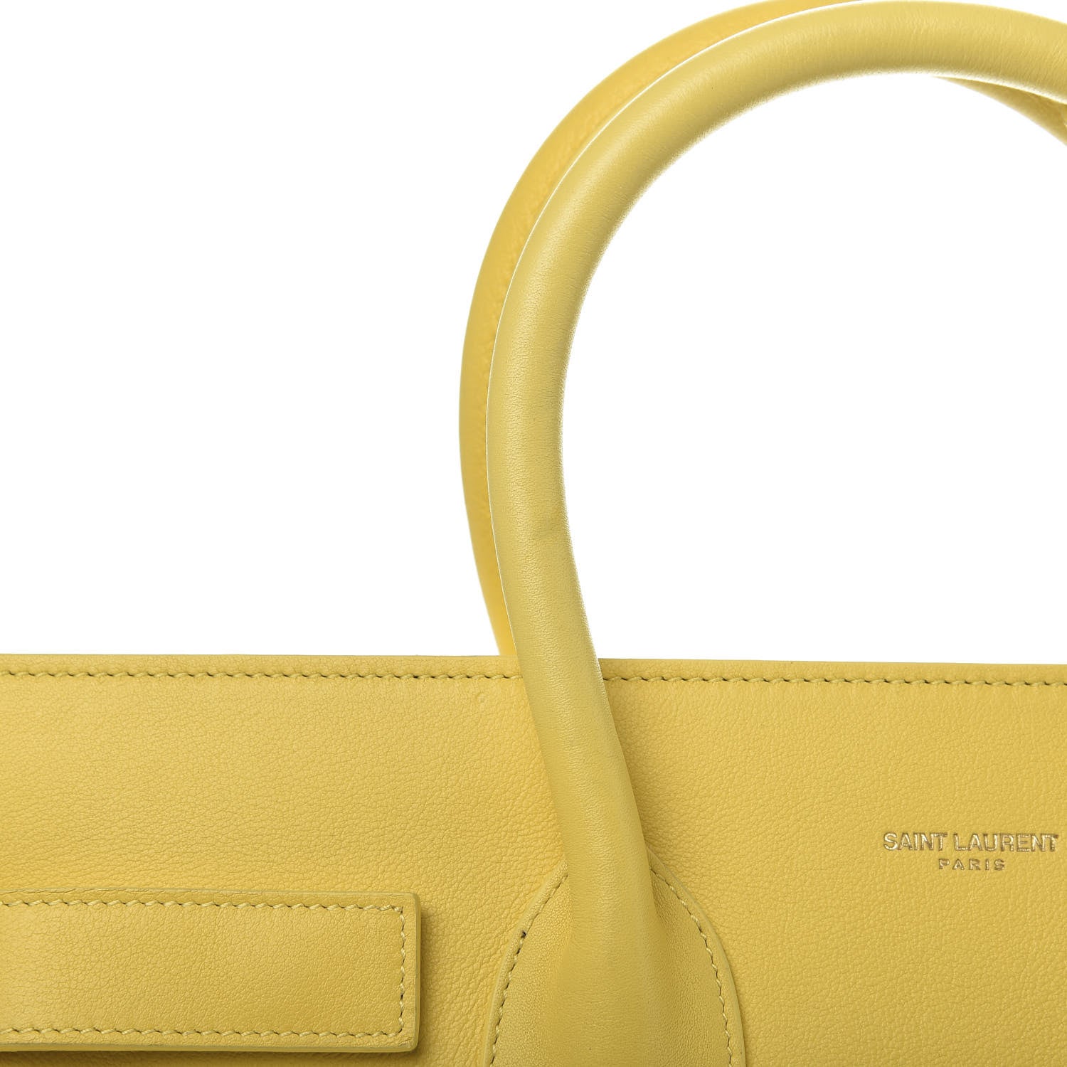 Saint Laurent Calfskin Small Sac De Jour Yellow 12 of 15