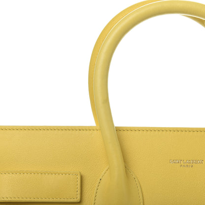 Saint Laurent Calfskin Small Sac De Jour Yellow 12 of 15