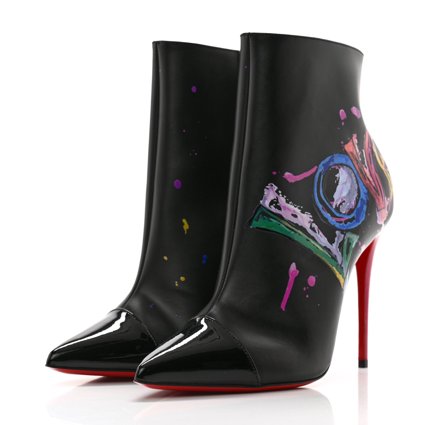 Calfskin In Love 100 Booties 38 Black