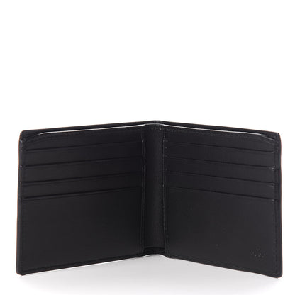 Gucci Calfskin Blade Embroidered Card Case Black 4 of 8