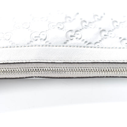 Gucci Guccissima New Britt Wristlet Silver 10 of 10