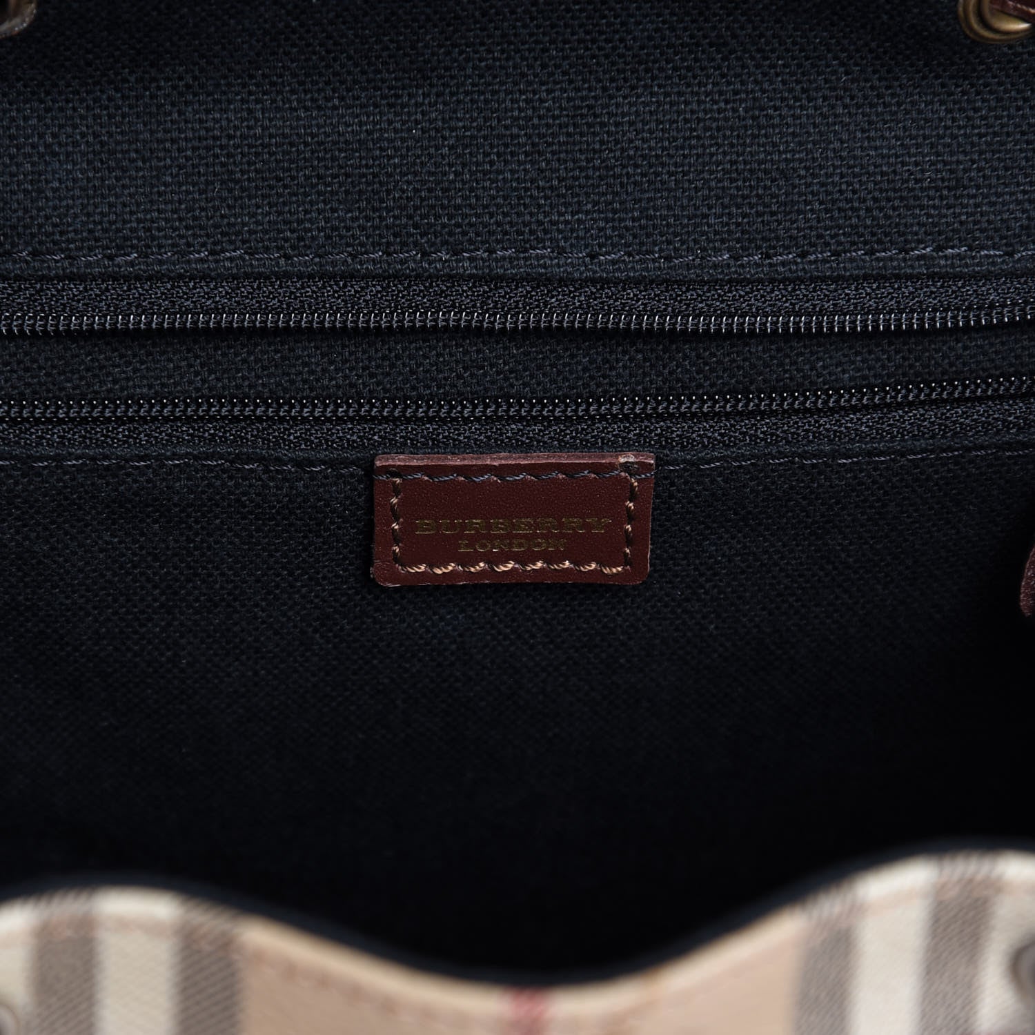 Burberry Haymarket Check Backpack 6 of 11