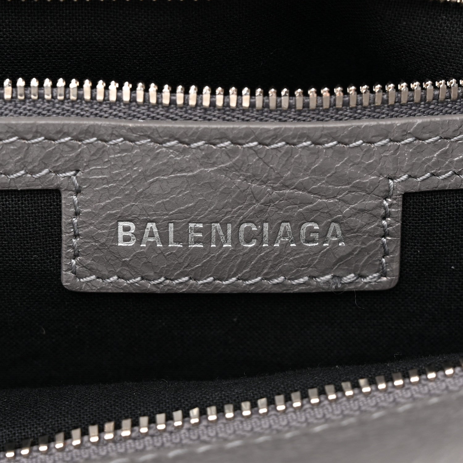 Balenciaga Agneau Arena Neo Cagole City Handbag Dark Grey 6 of 13