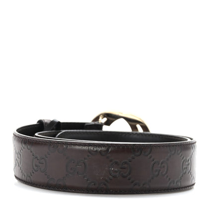Gucci Guccissima Interlocking G 40mm Belt 85 34 Brown 2 of 5