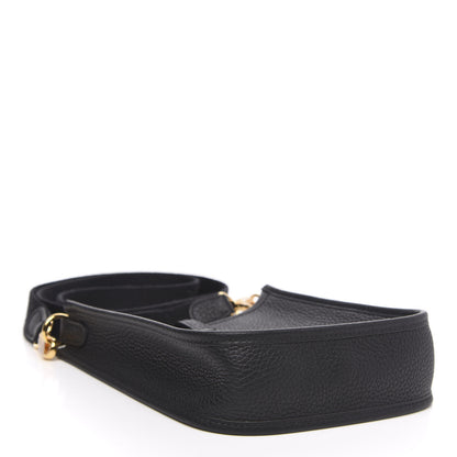 Hermes Taurillon Clemence Evelyne TPM Black 4 of 10