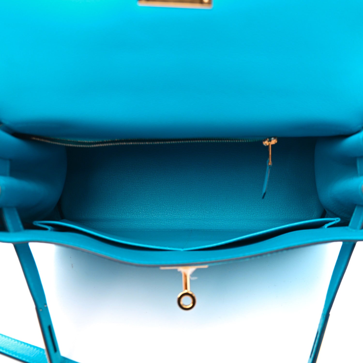 Hermes Evercolor Kelly Retourne 28 Bleu Frida 4 of 9