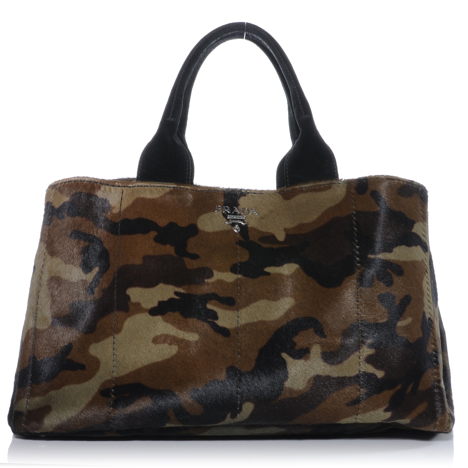 Prada Calf Hair Camouflage Print Tote Mimetico 1 of 8