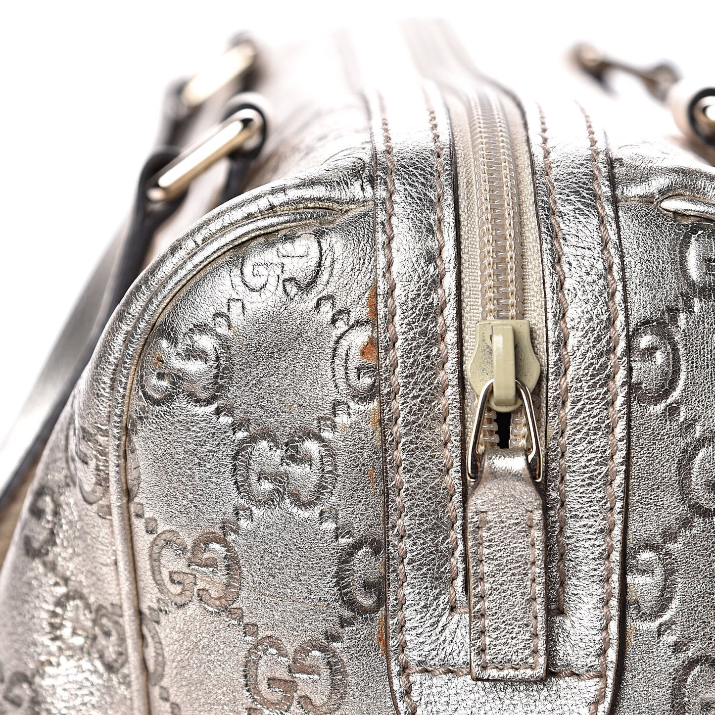 Metallic Guccissima Boston Gold